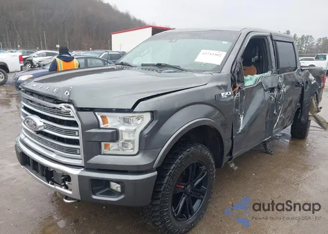 2016 Ford F-150 Limited z USA, uszkodzony, nr VIN 1FTEW1EG5GFD38579